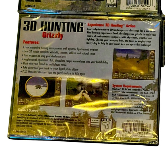 Vintage NWT 3D Hunting Whitetail Fever Deer Hunter Windows 95/98 PC Game Bundle - Picture 6 of 8